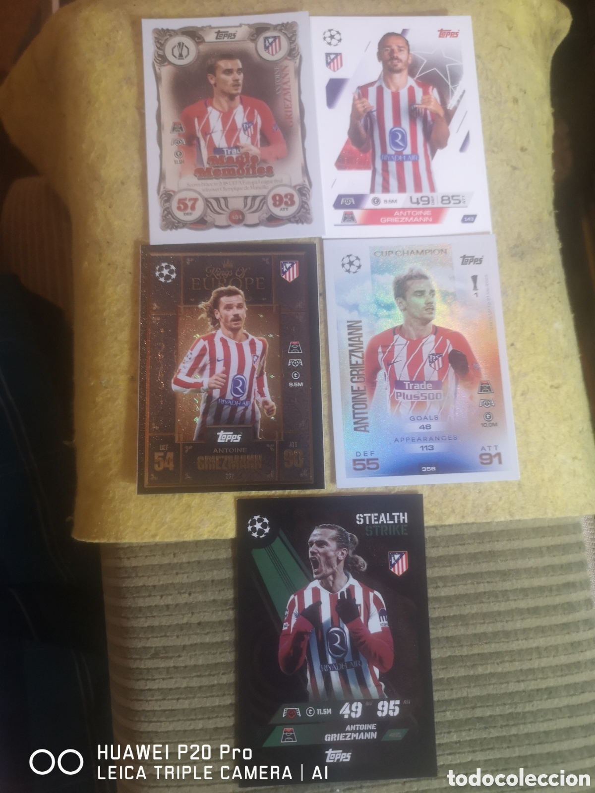 Football Stickers: GRIEZMANN MATCH ATTAX 2025 2026 2025 26 ATLETICO DE MADRID