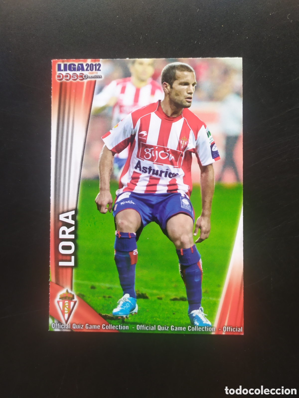 Figurine di Calcio: Mundicromo fichas Liga 2011 2012 11 12 Lora n&deg; 254 Sporting Gij&oacute;n