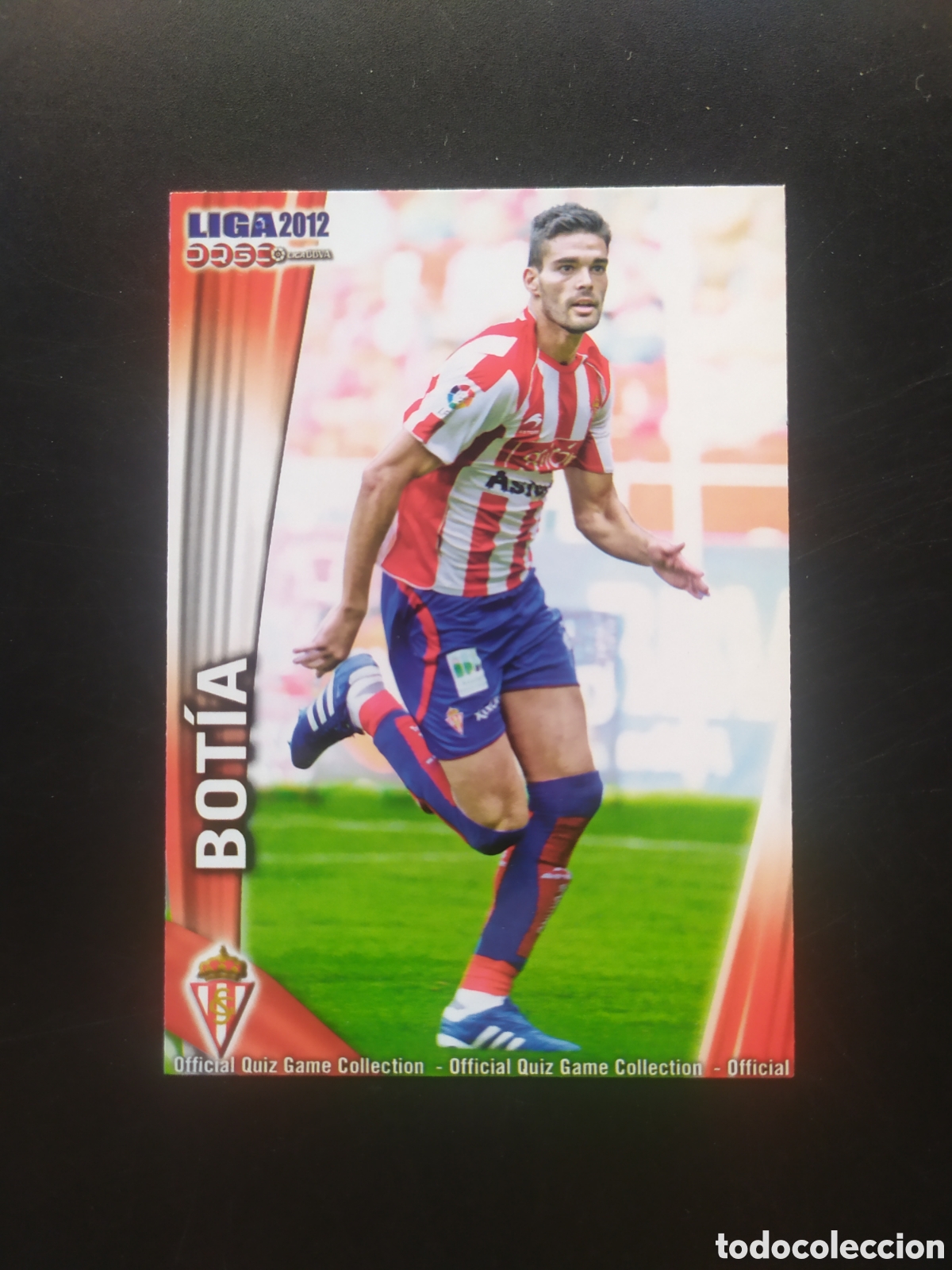 Fu&szlig;ball-Sticker: Mundicromo fichas Liga 2011 2012 11 12 Bot&iacute;a n&deg; 251 Sporting Gij&oacute;n