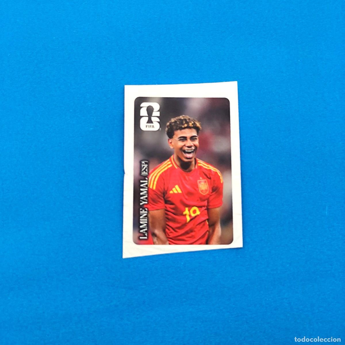 Cromos de f&uacute;tbol: FIFA World Cup Mundial 2026 Lamine Yamal Espa&ntilde;a Sticker Cromo Coca Cola
