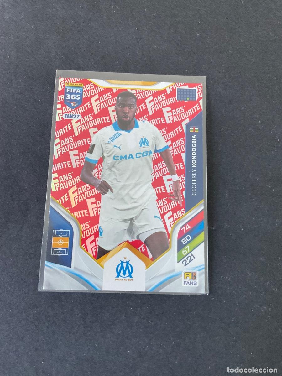 Cromos de f&uacute;tbol: FAN27 - Geoffrey Kondogbia - Olympique - FANS FAVOURITE ROJO - ADREANLYN XL FIFA 2026 ( 26 )