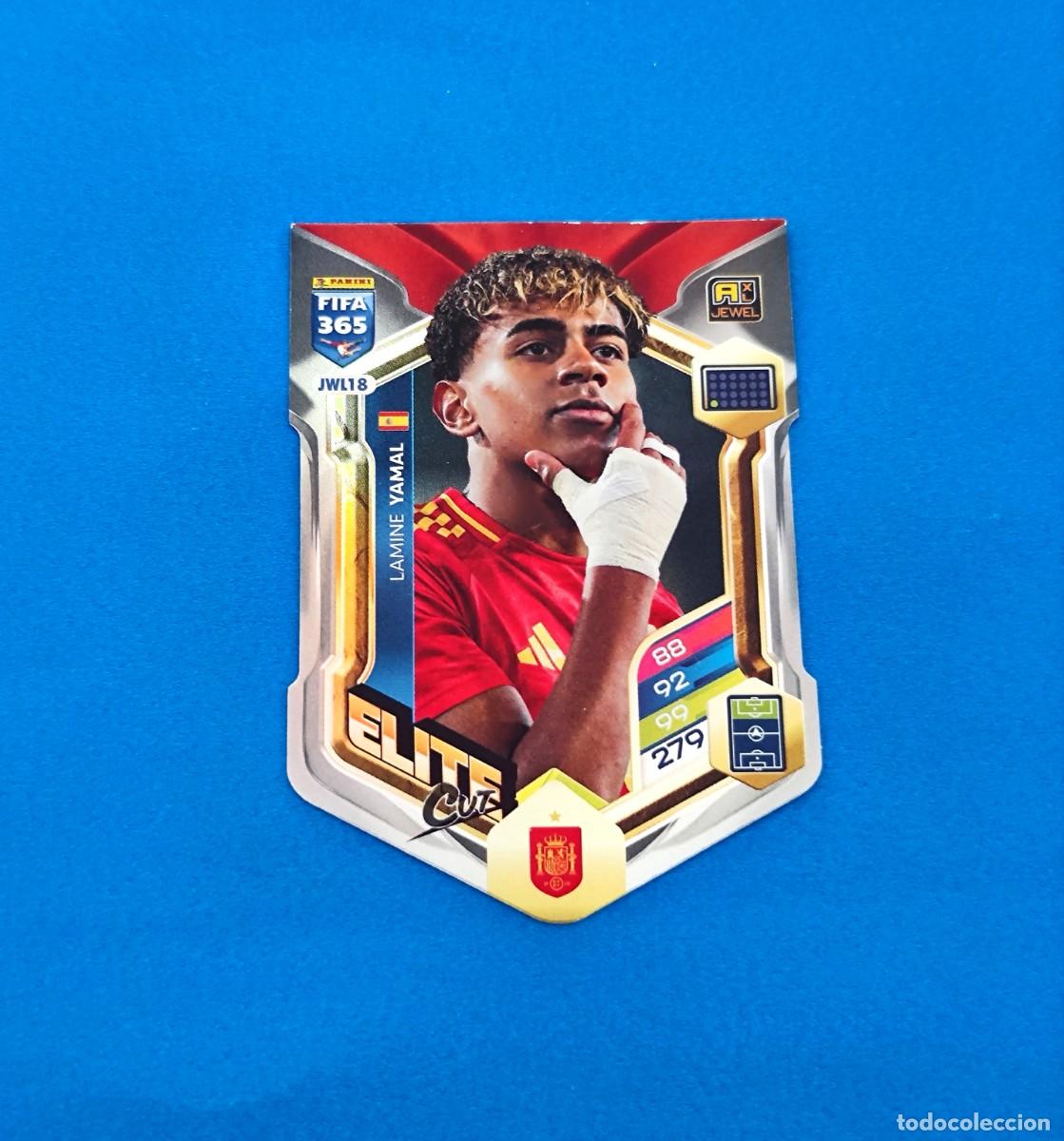 Cromos de f&uacute;tbol: Adrenalyn 2025 2026 / 25 26 FIFA 365 2026 Lamine Yamal Espa&ntilde;a JWL18 &Eacute;lite Cut