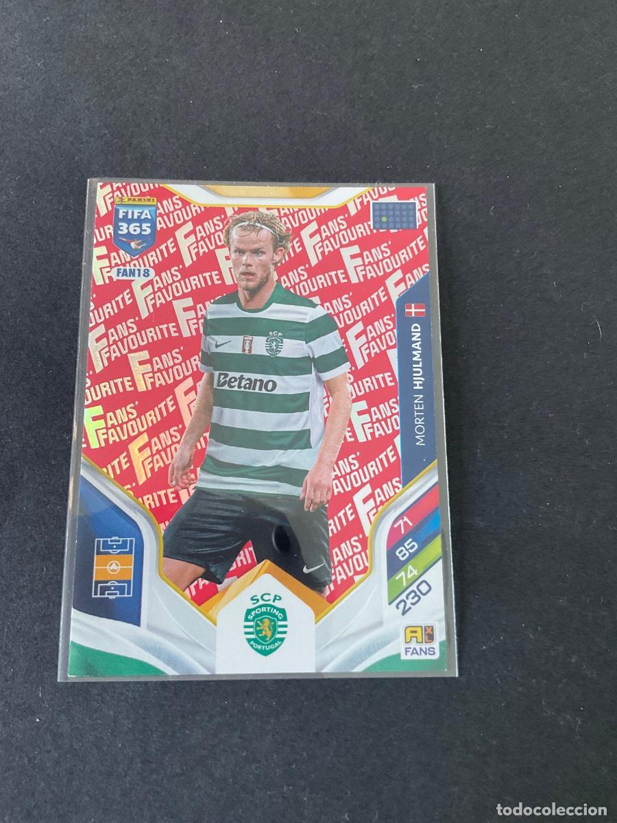 Cromos de f&uacute;tbol: FAN18 - Morten Hjulmand - Sporting Portugal - FANS FAVOURITE ROJO - ADREANLYN XL FIFA 2026 ( 26 )