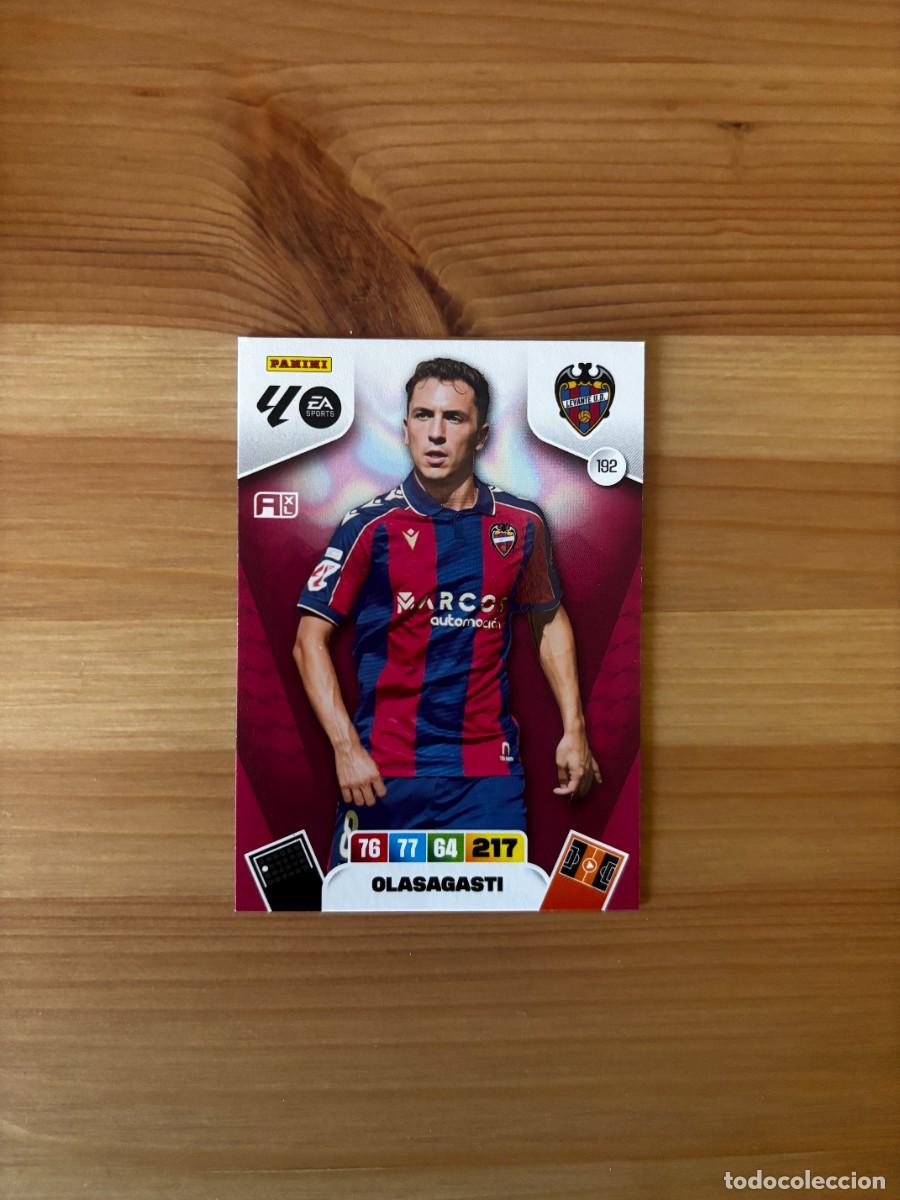 Cromos de f&uacute;tbol: OLASAGASTI LEVANTE n&uacute;mero 192 cromo Adrenalyn XL 25-26 2025-2026