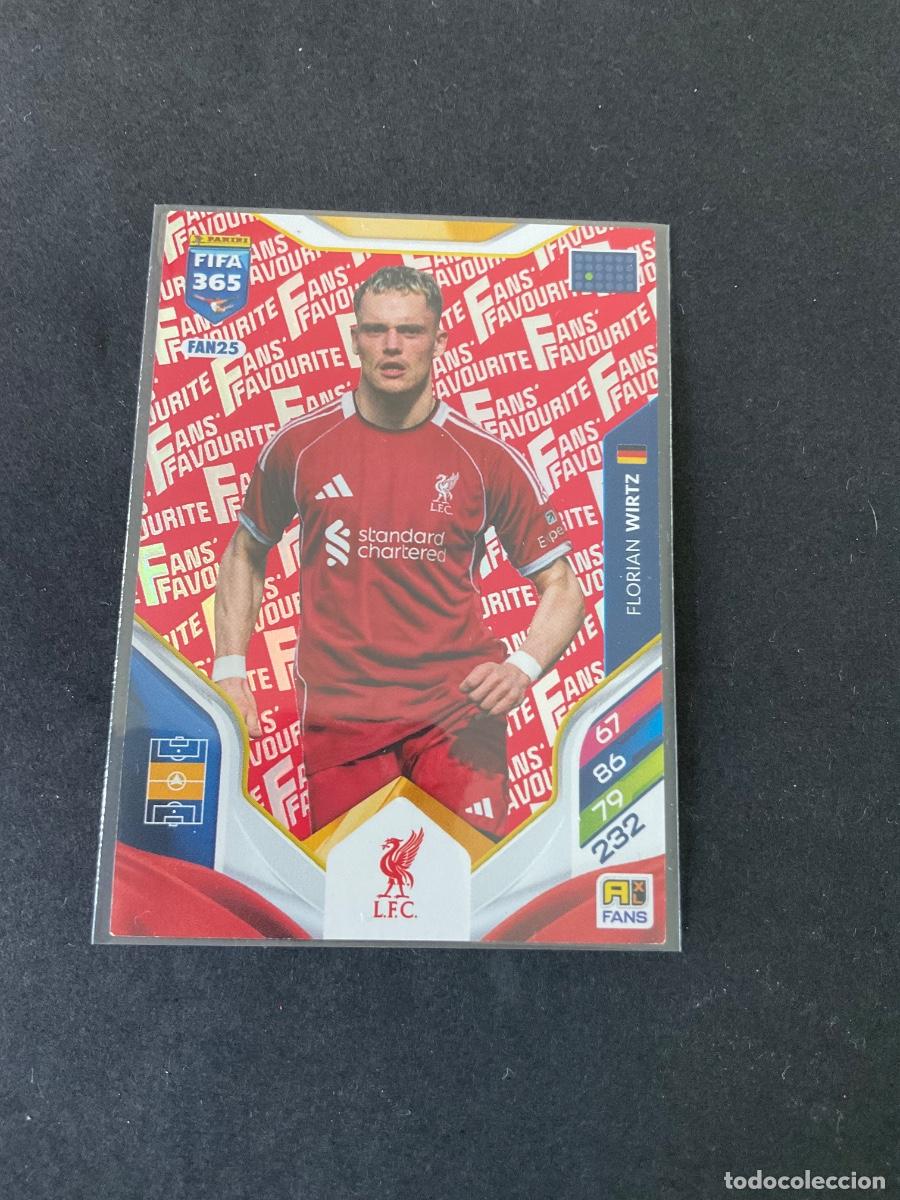 Cromos de f&uacute;tbol: FAN25 - Florian Wirtz - Liverpool - FANS FAVOURITE ROJO - ADREANLYN XL FIFA 2026 ( 26 )