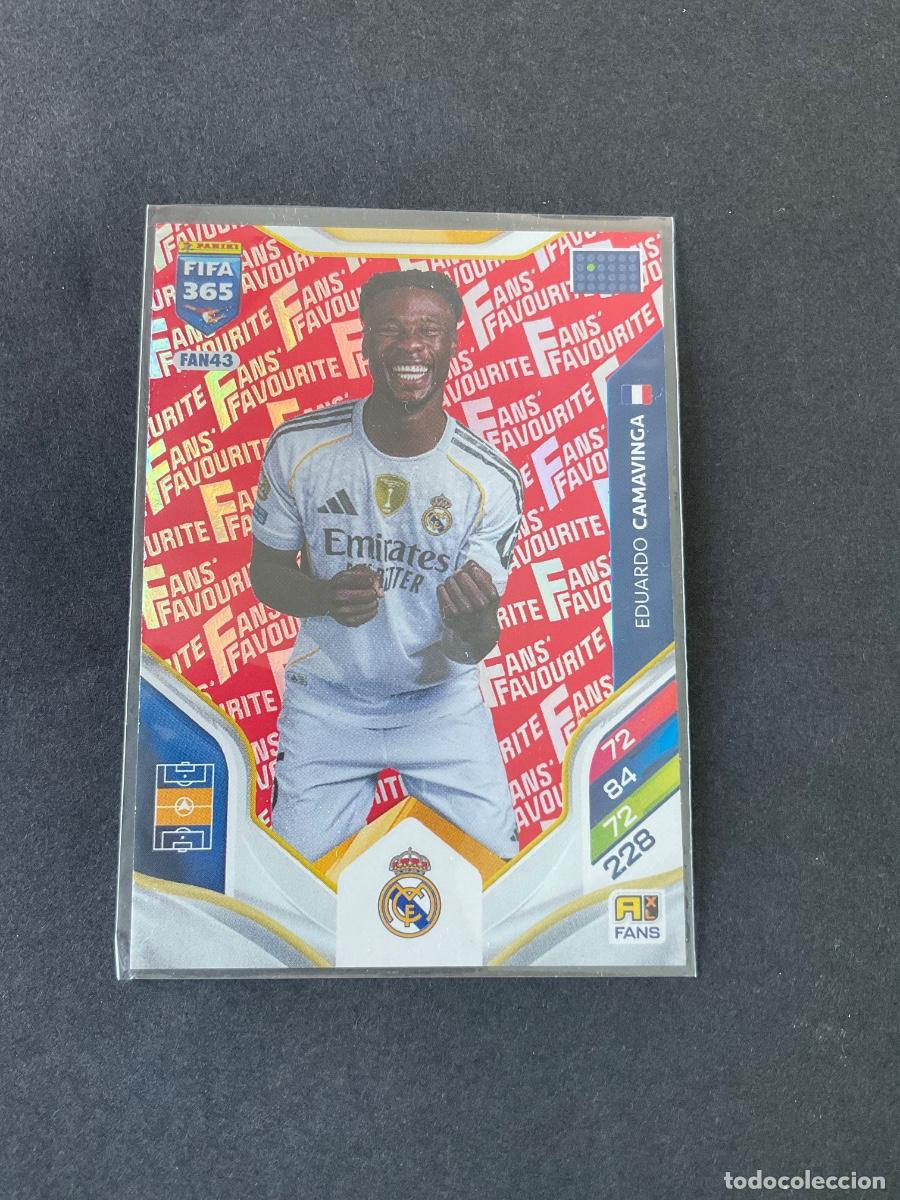 Cromos de f&uacute;tbol: FAN43 - Eduardo Camavinga - Real Madrid - FANS FAVOURITE ROJO - ADREANLYN XL FIFA 2026 ( 26 )