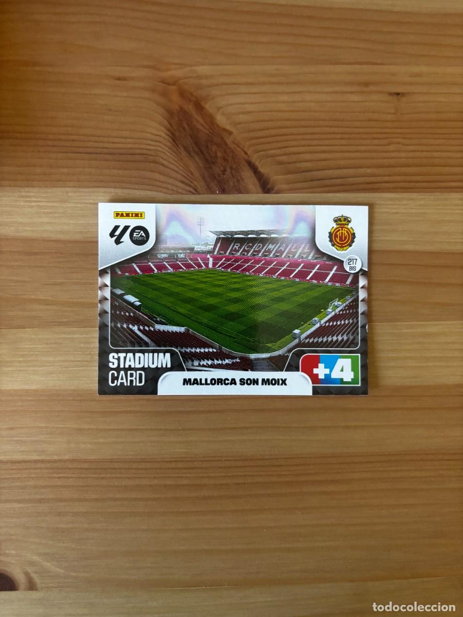 Cromos de f&uacute;tbol: ESTADIO MALLORCA SON MOIX n&uacute;mero 217 Bis cromo Adrenalyn XL 25-26 2025-2026