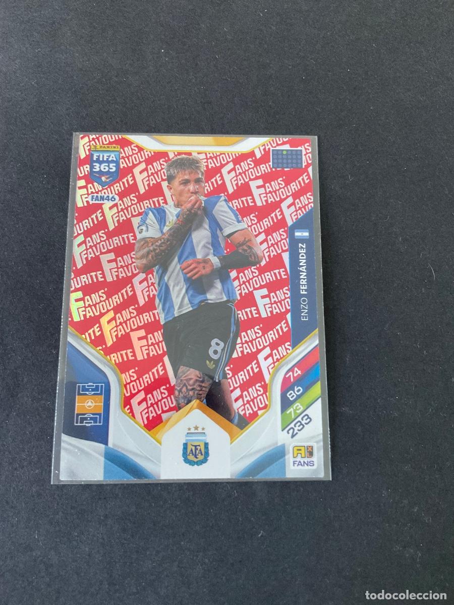 Cromos de f&uacute;tbol: FAN46 - Enzo Fernandez - Argentina - FANS FAVOURITE ROJO - ADREANLYN XL FIFA 2026 ( 26 )