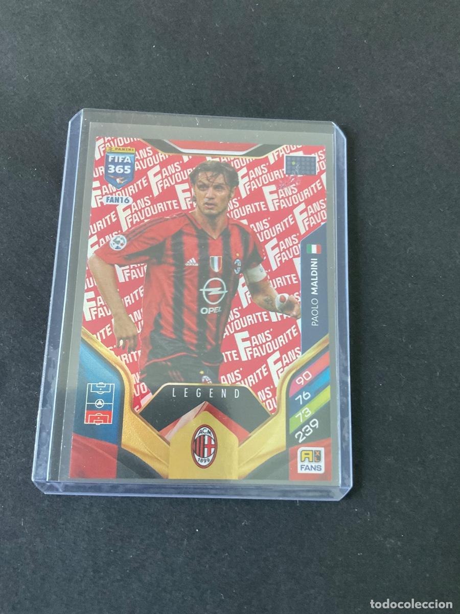 Cromos de f&uacute;tbol: FAN16 - Paolo Maldini - Italia Legend FANS FAVOURITE ROJO - ADREANLYN XL FIFA 2026 ( 26 )
