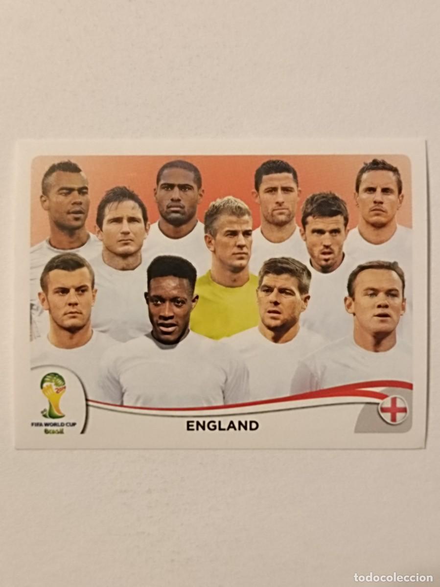 Cromos de f&uacute;tbol: #299 ALINEACION (INGLATERRA) MUNDIAL BRASIL 2014 PANINI