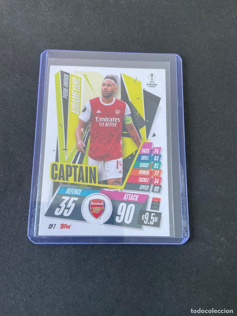 Cromos de f&uacute;tbol: PIERRE EMERICK AUBAMEYANG - CAPTAIN ARSENAL - Topps Match Attax ( Deportivo Coru&ntilde;a )