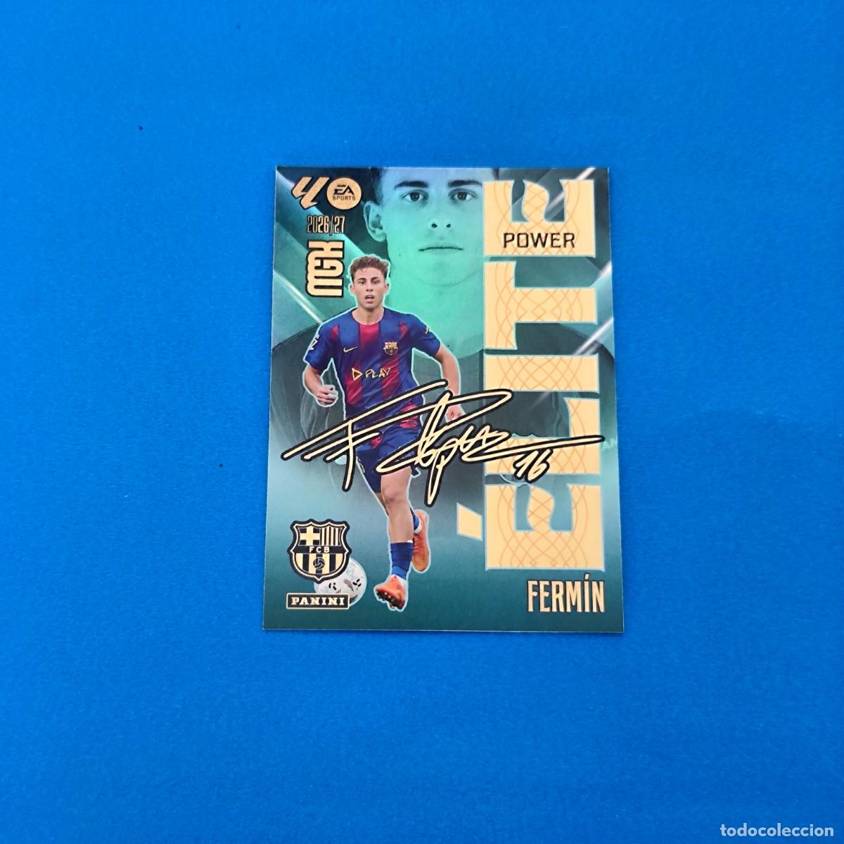 Cromos de f&uacute;tbol: Megacracks 2026 2027 / 26 27 &Eacute;lite Power Ferm&iacute;n Barcelona