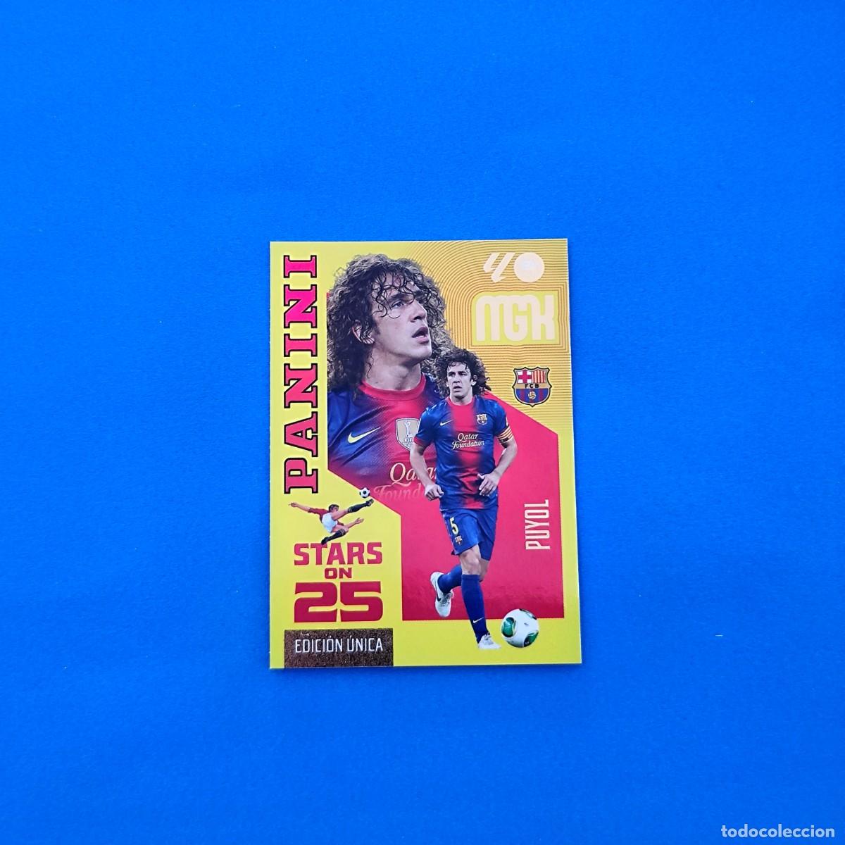 Cromos de f&uacute;tbol: Megacracks 2026 2027 / 26 27 Puyol STARS ON 25 Edici&oacute;n &Uacute;nica Barcelona