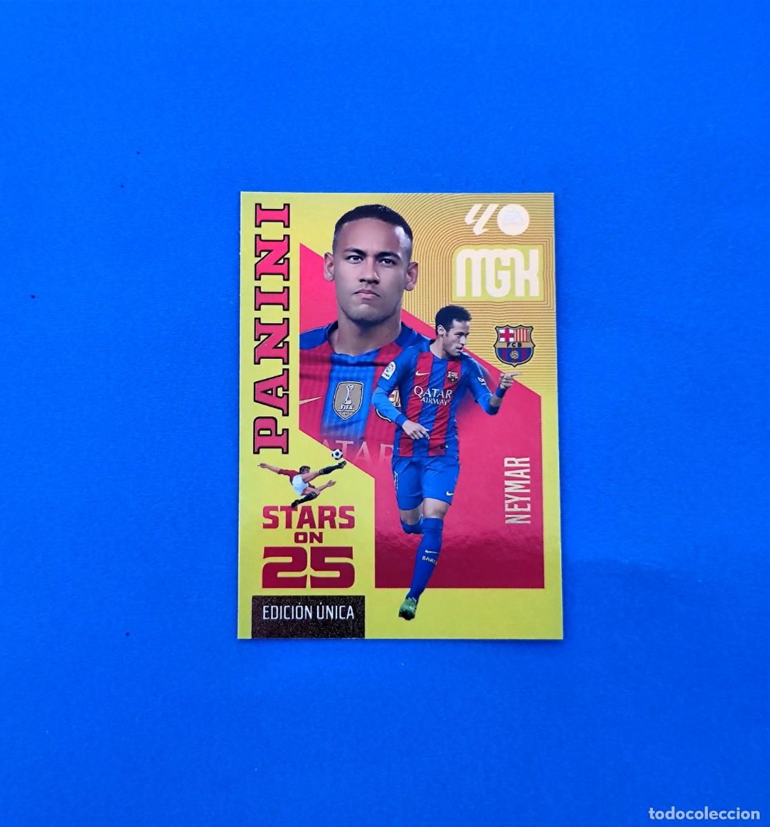 Cromos de f&uacute;tbol: Megacracks 2026 2027 / 26 27 Neymar STARS ON 25 Edici&oacute;n &Uacute;nica Barcelona
