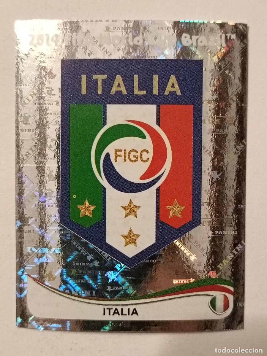 Cromos de f&uacute;tbol: #317 ESCUDO (ITALIA) MUNDIAL BRASIL 2014 PANINI