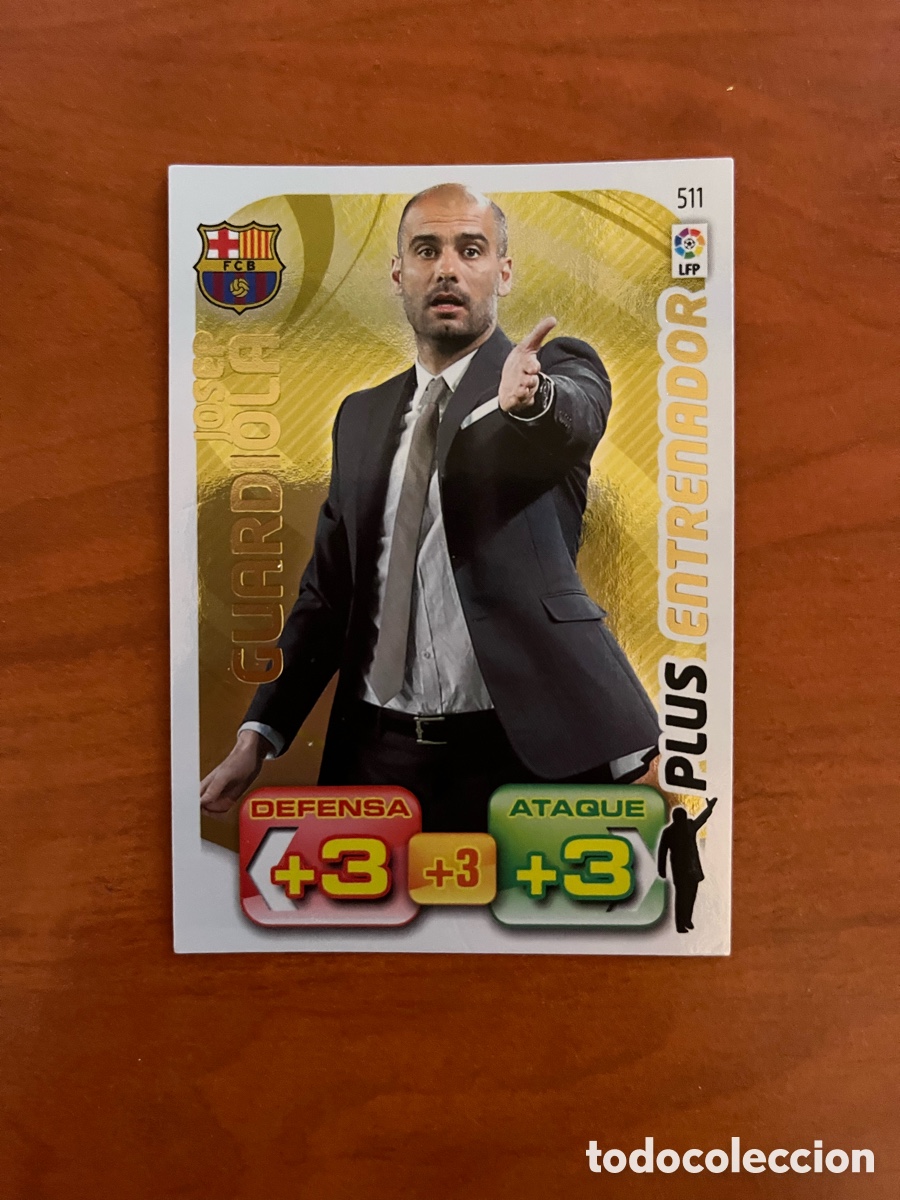 Cromos de f&uacute;tbol: 511 - GUARDIOLA FC BARCELONA PLUS ENTRENADOR ADRENALYN XL BBVA 2011-2012 PANINI 11 12