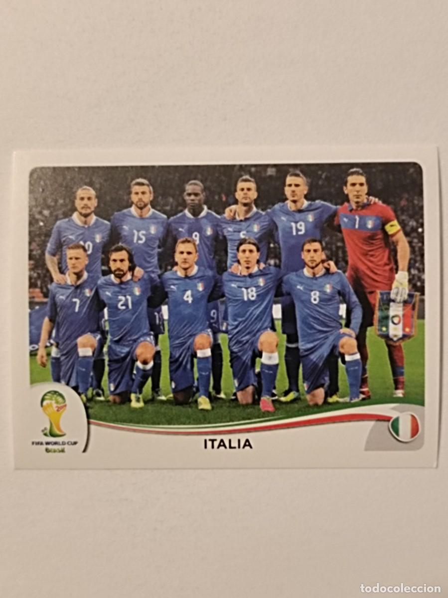 Cromos de f&uacute;tbol: #318 ALINEACION (ITALIA) MUNDIAL BRASIL 2014 PANINI