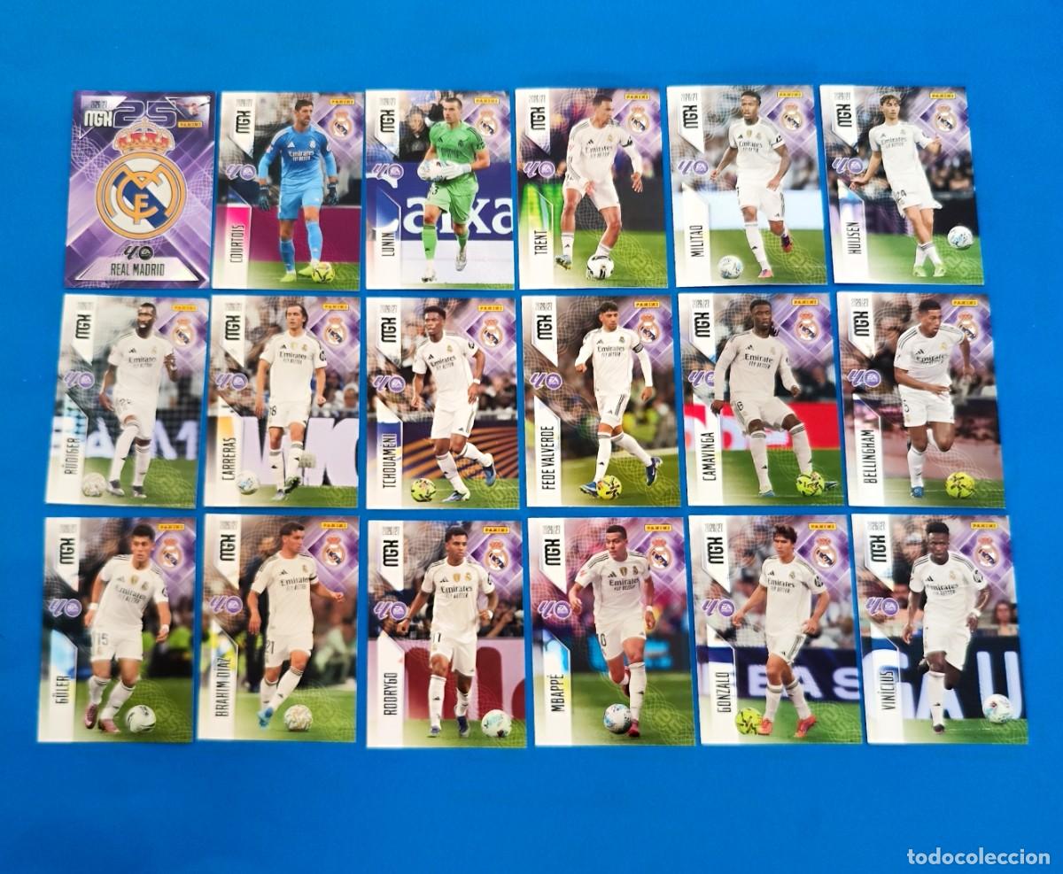 Football Stickers: Megacracks 2026 2027 / 26 27 Equipo completo 1&ordf; edici&oacute;n Real Madrid Mbapp&eacute; Vinicius Bellingham