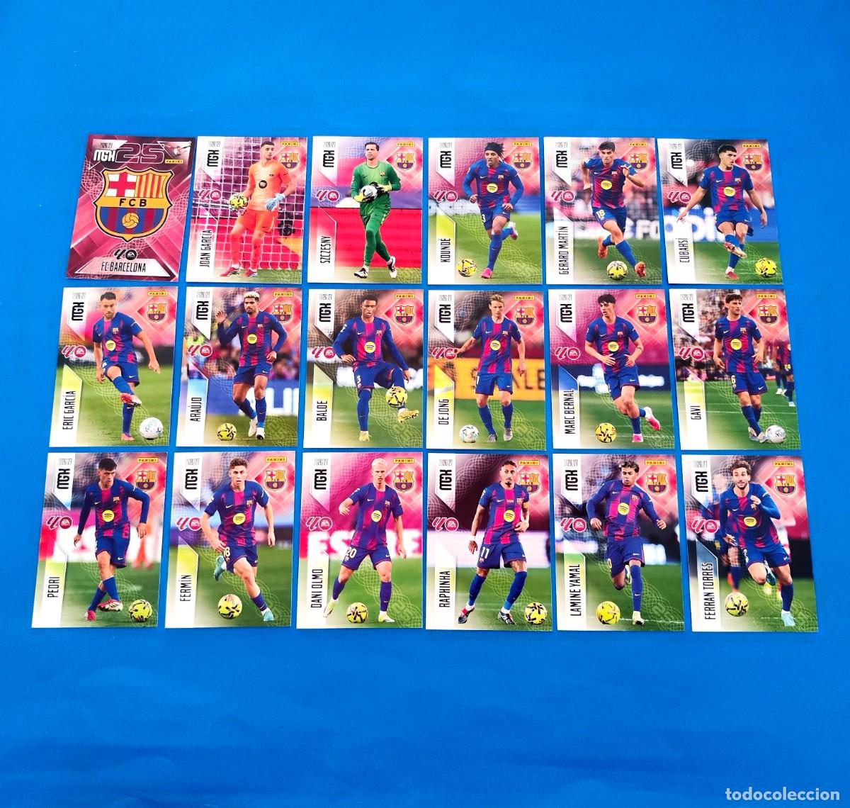 Cromos de f&uacute;tbol: Megacracks 2026 2027 / 26 27 Equipo completo 1&ordf; edici&oacute;n Barcelona Lamine Yamal Ferm&iacute;n Raphinha