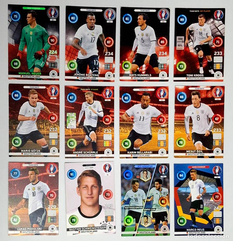 Cromos de Futebol: 12 cards de Deutschland Alemania, Mundial Russia 2018 Adrenalyn