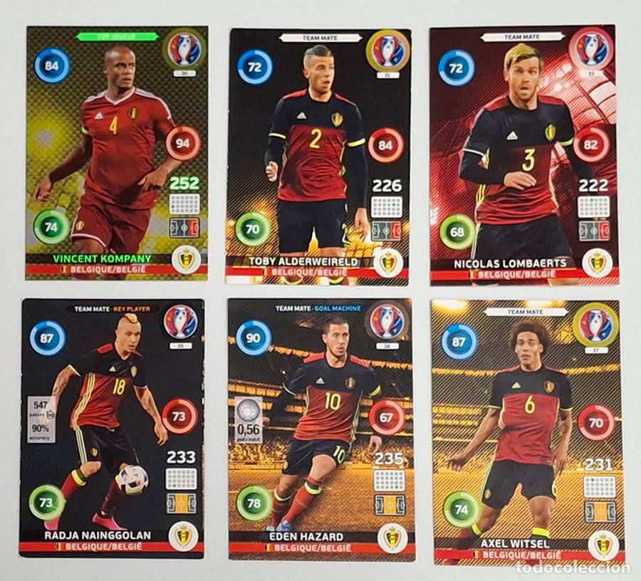 Cromos de Futebol: 6 cards de Belgique Belgica, Mundial Russia 2018 Adrenalyn