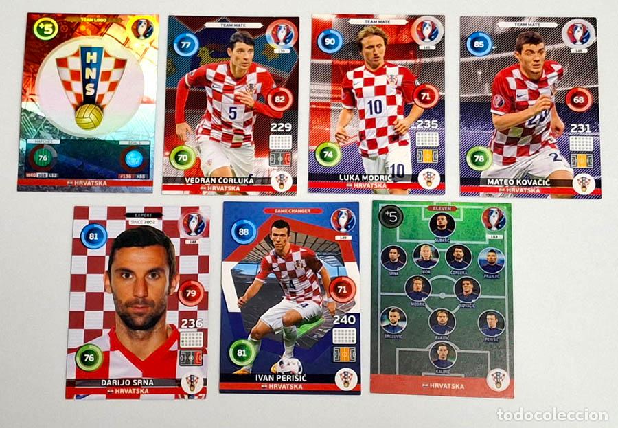 Cromos de Futebol: 7 cards de Hrvatska Croacia, Mundial Russia 2018 Adrenalyn