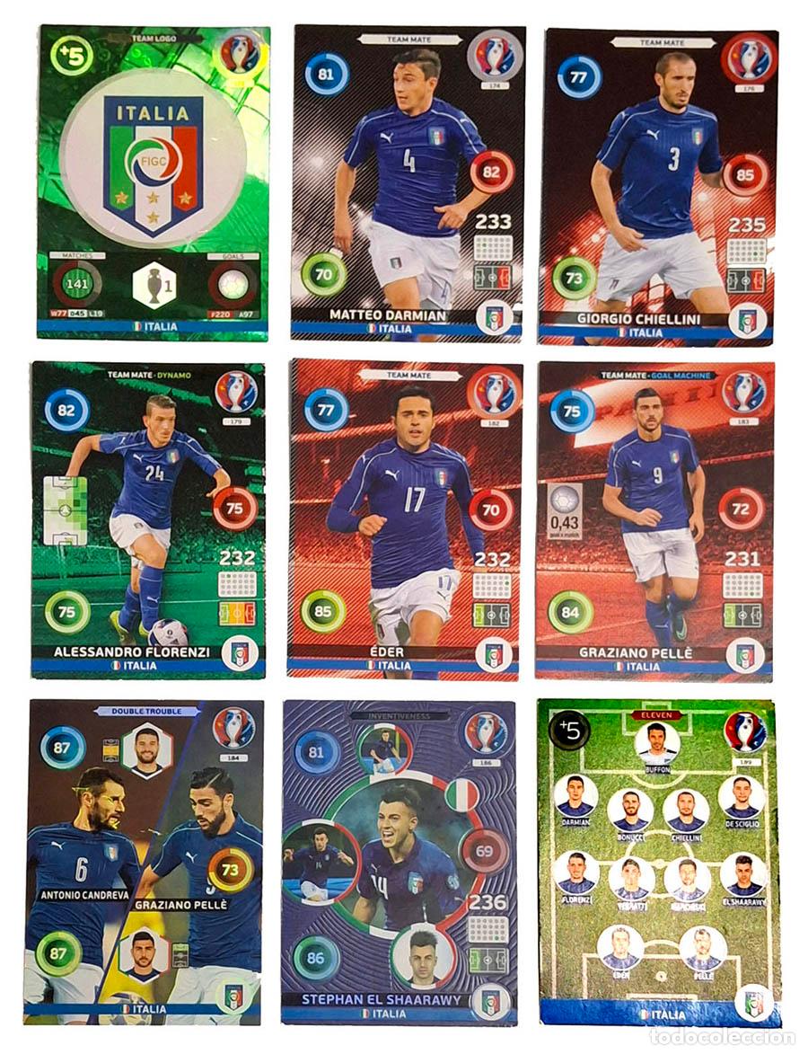 Cromos de Futebol: 9 cards de Italia, Mundial Russia 2018 Adrenalyn
