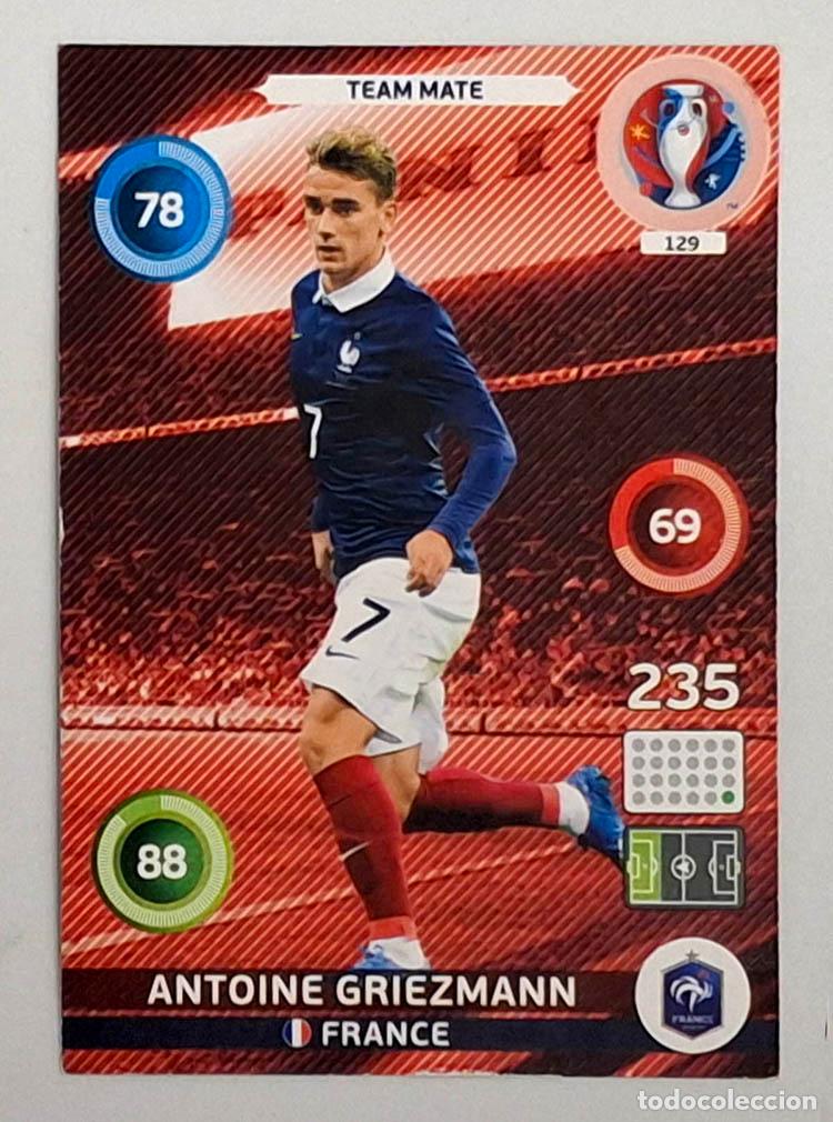 Cromos de Futebol: 129 Antoine Griezmnn - Francia, Mundial Russia 2018 Adrenalyn