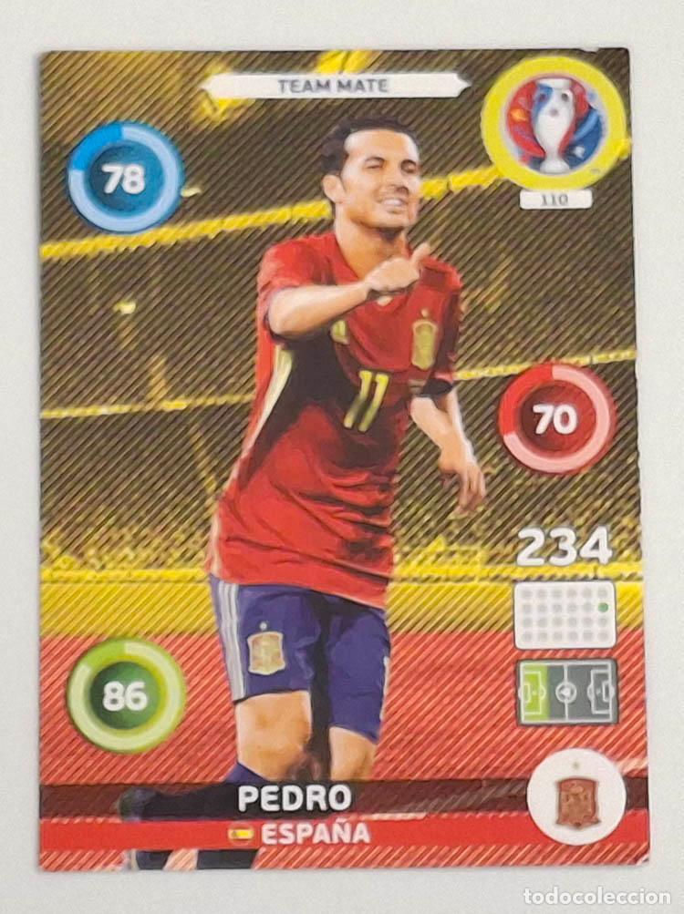 Football Stickers: 110 Pedro - Espa&ntilde;a, Mundial Russia 2018 Adrenalyn