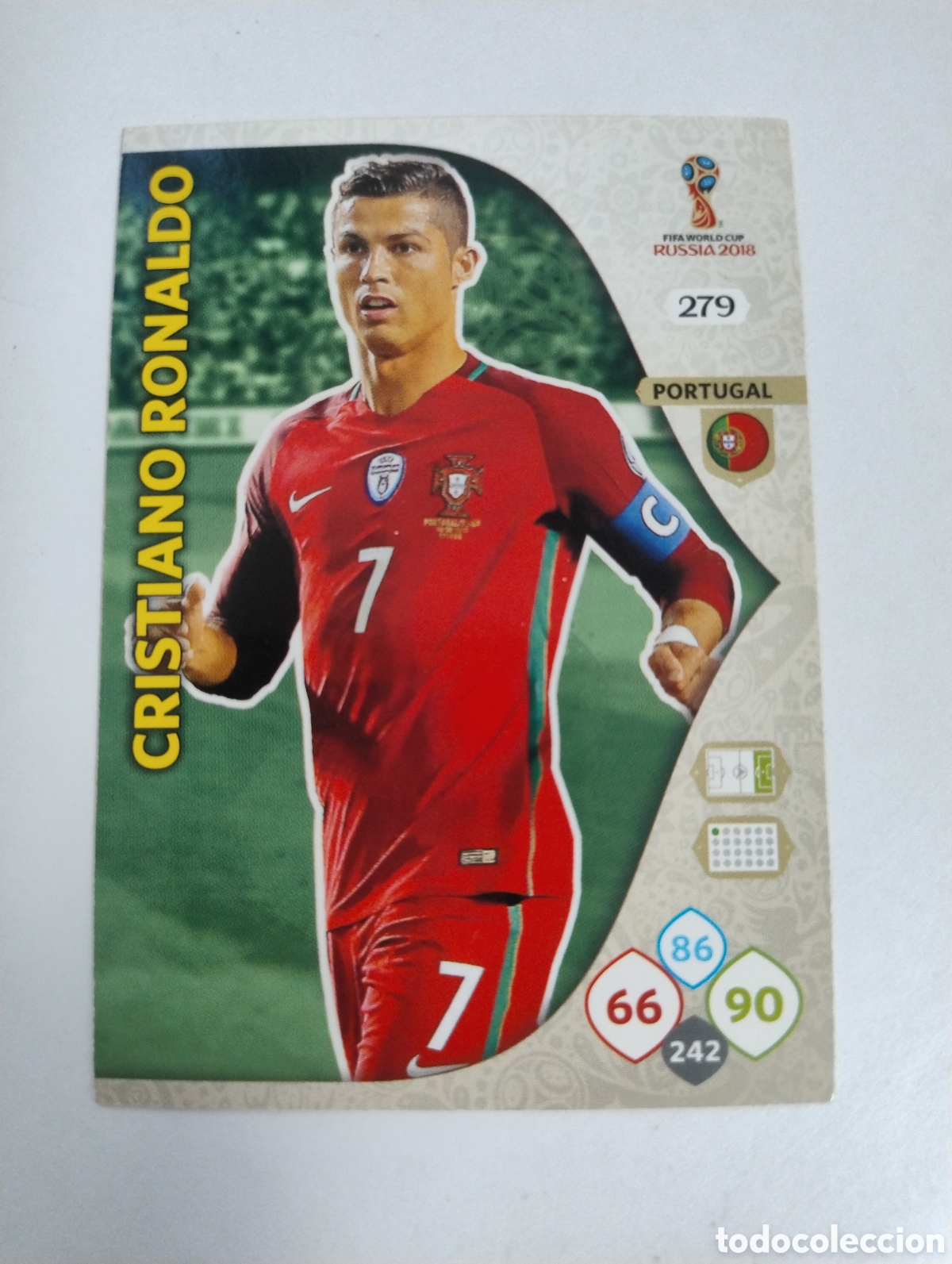 Cromos de f&uacute;tbol: 279 - Cristiano Ronaldo - Portugal - Adrenalyn XL Mundial Rusia 2018