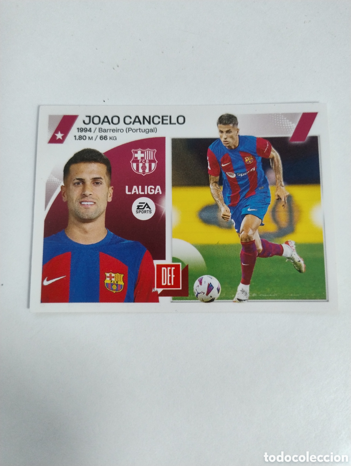 Cromos de f&uacute;tbol: Fichaje 55 - Cancelo - Barcelona - Liga Este 2023 - 2024 &Uacute;ltimos Fichajes