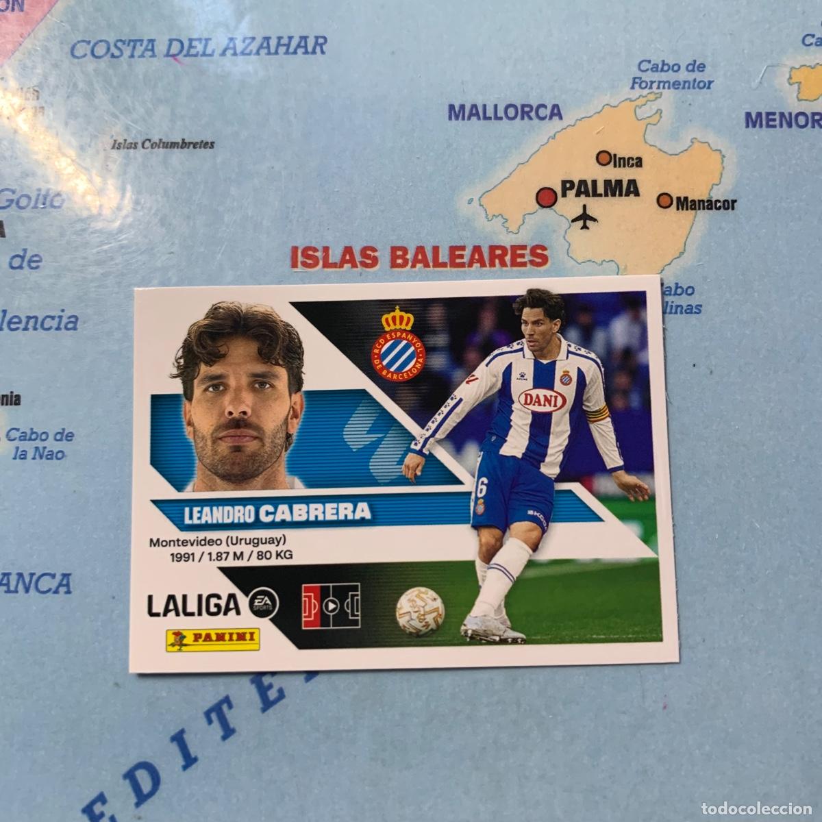 Cromos de f&uacute;tbol: Cabrera n&uacute;mero 8 del Espa&ntilde;ol cromo liga este 26-27 2026-2027