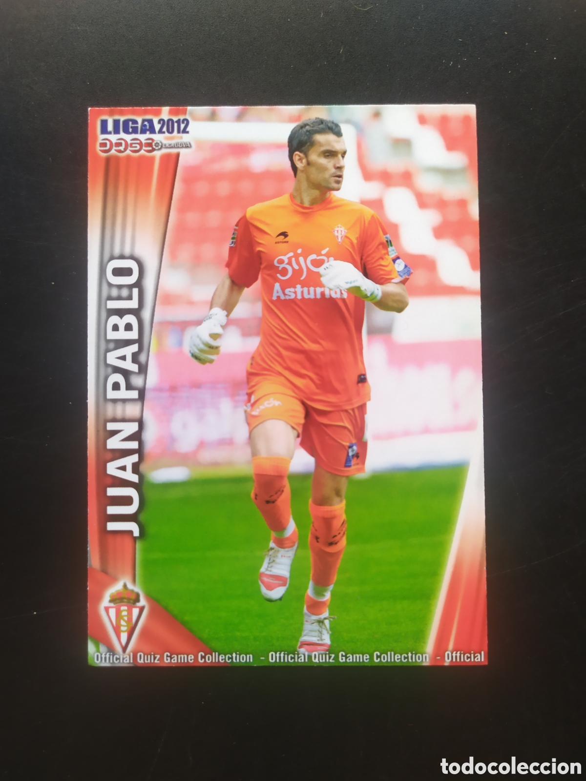 Cromos de f&uacute;tbol: Mundicromo fichas Liga 2011 2012 11 12 Juan Pablo corregido n&deg; 247 Sporting Gij&oacute;n