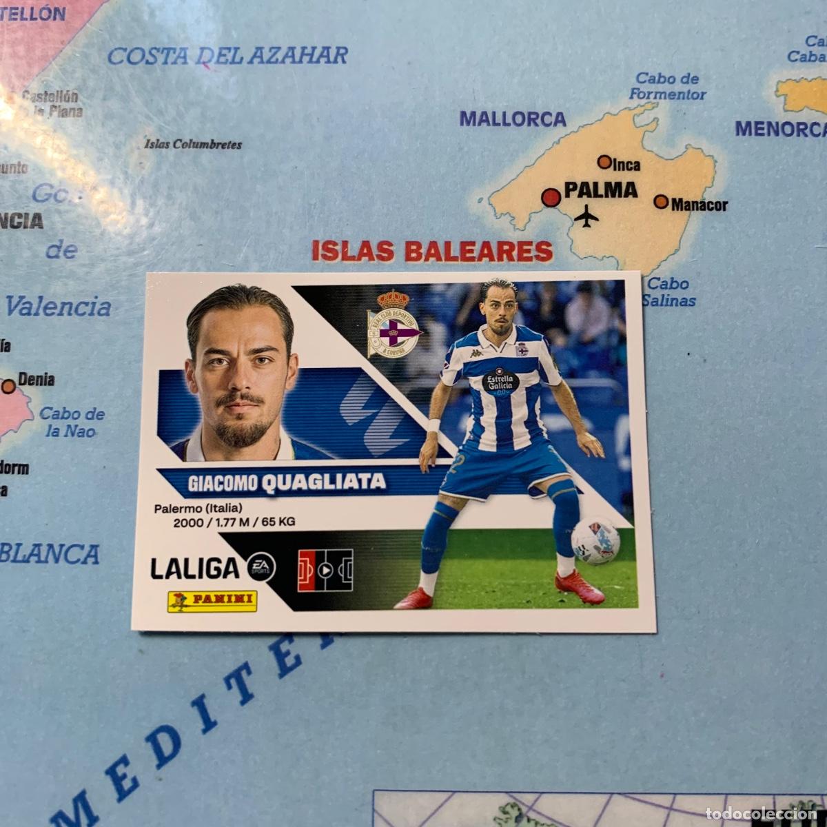 Cartes &agrave; collectionner de Football: Quagliata n&uacute;mero 10 del deportivo de La Coru&ntilde;a cromo de la liga este 26-27 2026-2027
