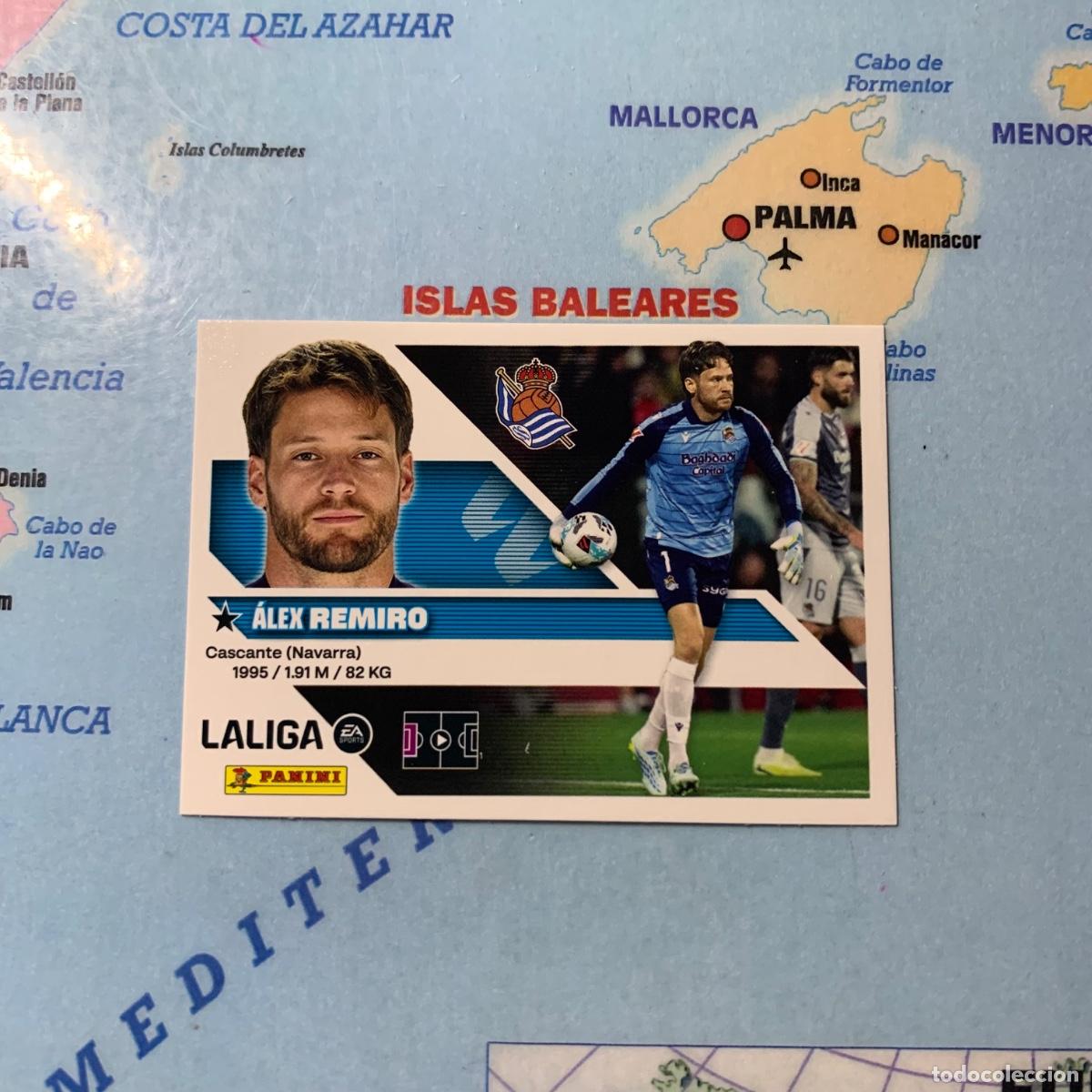 Cromos de f&uacute;tbol: Remiro n&uacute;mero 3 de la Real Sociedad cromo liga este 26-27 2026-2027