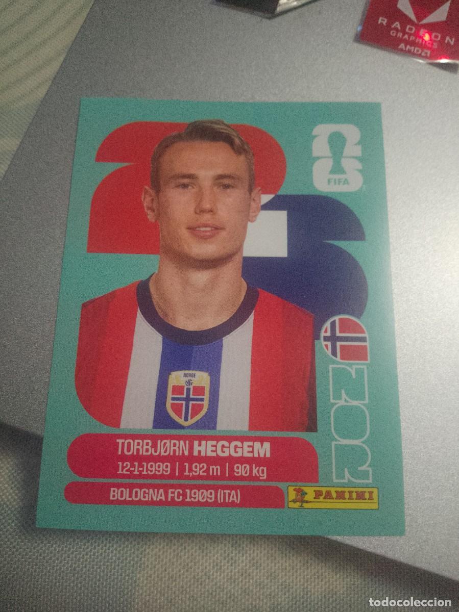 Cromos de f&uacute;tbol: TORBJORN HEGGEM NORUEGA NOR 8 MUNDIAL FIFA WORLD CUP 2026 26 PANINI STICKERS NUEVO