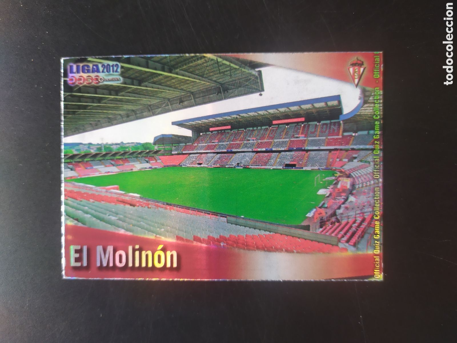 Cromos de f&uacute;tbol: Mundicromo fichas Liga 2011 2012 11 12 El Molin&oacute;n brillo rayas n&deg; 245 Sporting Gij&oacute;n