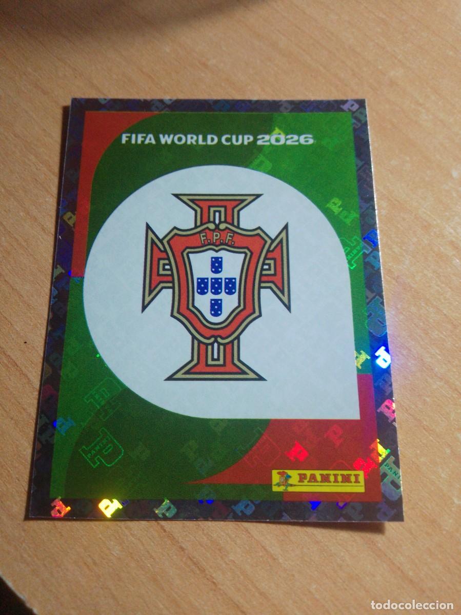 Cromos de f&uacute;tbol: POR 1 ESCUDO DE PORTUGAL MUNDIAL FIFA WORLD CUP 2026 26 PANINI STICKERS NUEVO
