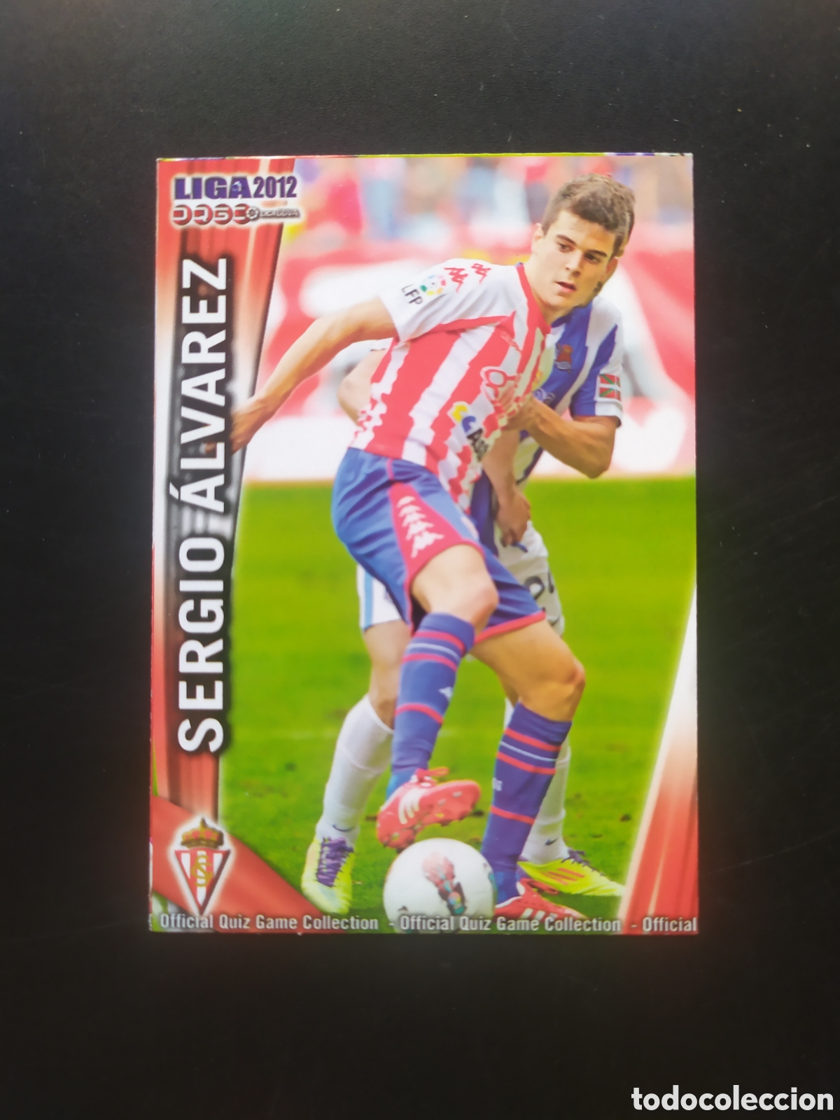 Cromos de f&uacute;tbol: Mundicromo fichas Liga 2011 2012 11 12 Sergio Alvarez n&deg; 250 Sporting Gij&oacute;n