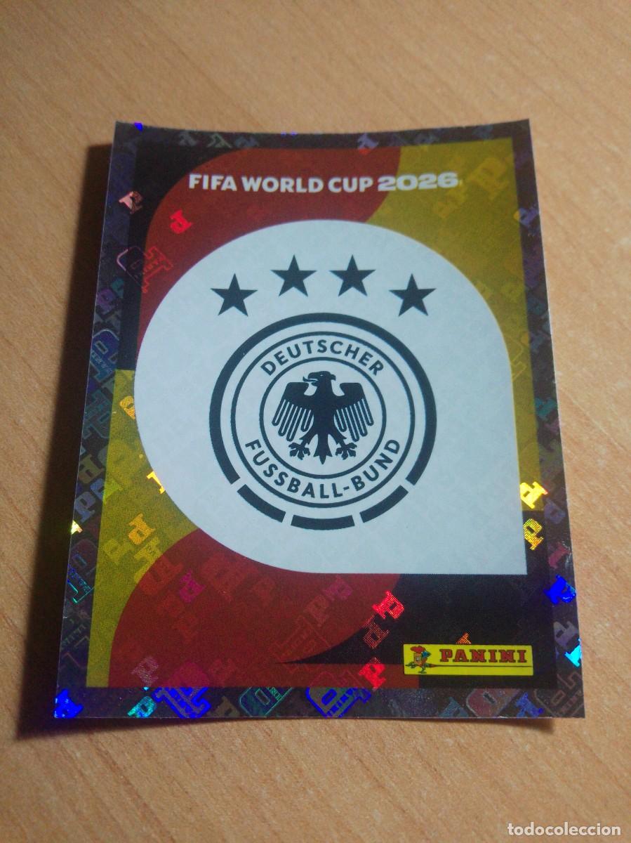 Cromos de f&uacute;tbol: GER 1 ESCUDO ALEMANIA MUNDIAL FIFA WORLD CUP 2026 26 PANINI STICKERS NUEVO