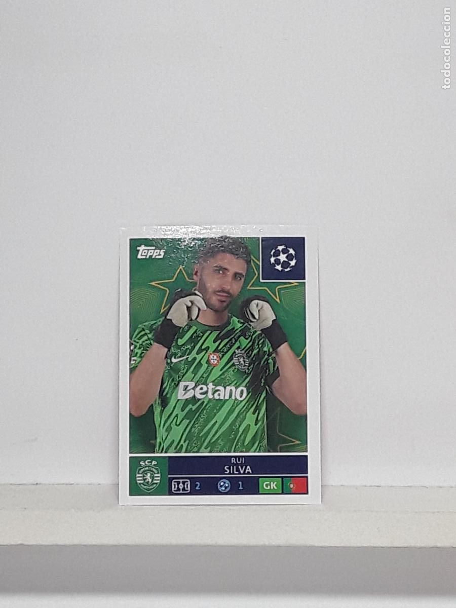 Cromos de Futebol: CHAMPIONS STICKER 2025 2026 25 26 ALBUM TOPPS LEAGUE N 412 SPORTING PORTUGAL RUI SILVA