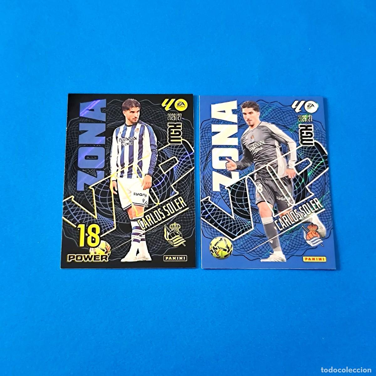 Football Stickers: Megacracks 2026 2027 / 26 27 Zona Vip - Zona Vip Power Carlos Soler Real Sociedad