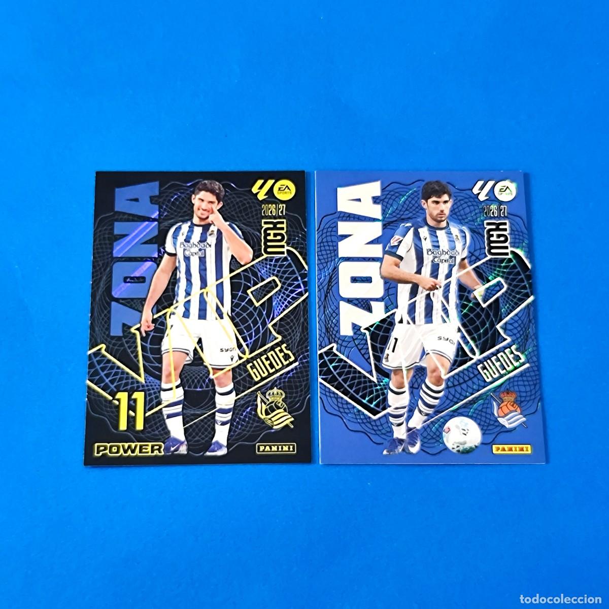 Football Stickers: Megacracks 2026 2027 / 26 27 Zona Vip - Zona Vip Power Guedes Real Sociedad