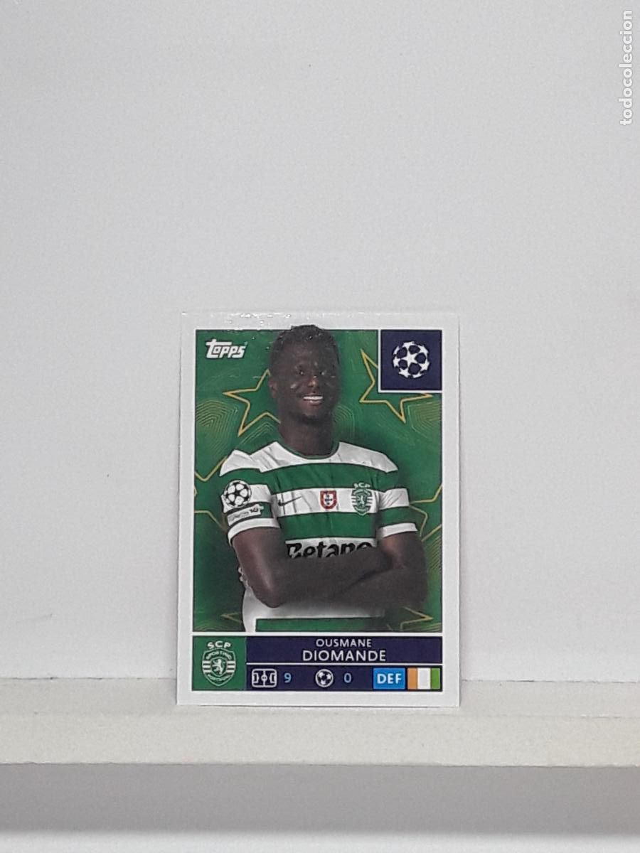 Cromos de Futebol: CHAMPIONS STICKER 2025 2026 25 26 ALBUM TOPPS LEAGUE N 413 SPORTING PORTUGAL OUSMANE DIOMANDE