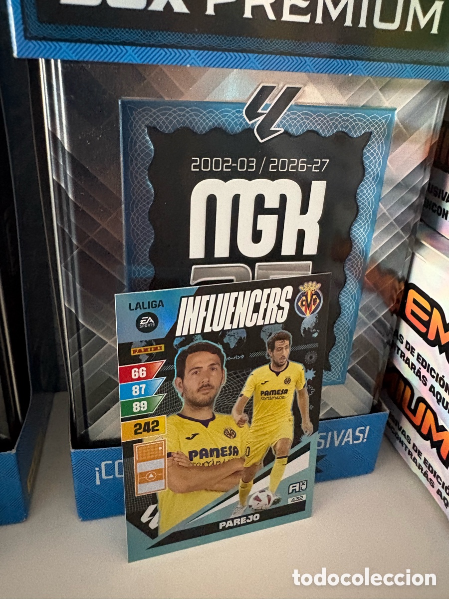 Cromos de f&uacute;tbol: N&ordm; 432 Parejo Influencers Villarreal CF Adrenalyn XL 23 24
