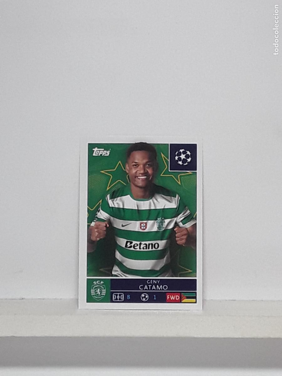 Cromos de f&uacute;tbol: CHAMPIONS STICKER 2025 2026 25 26 ALBUM TOPPS LEAGUE N 419 SPORTING PORTUGAL GENY CATAMO