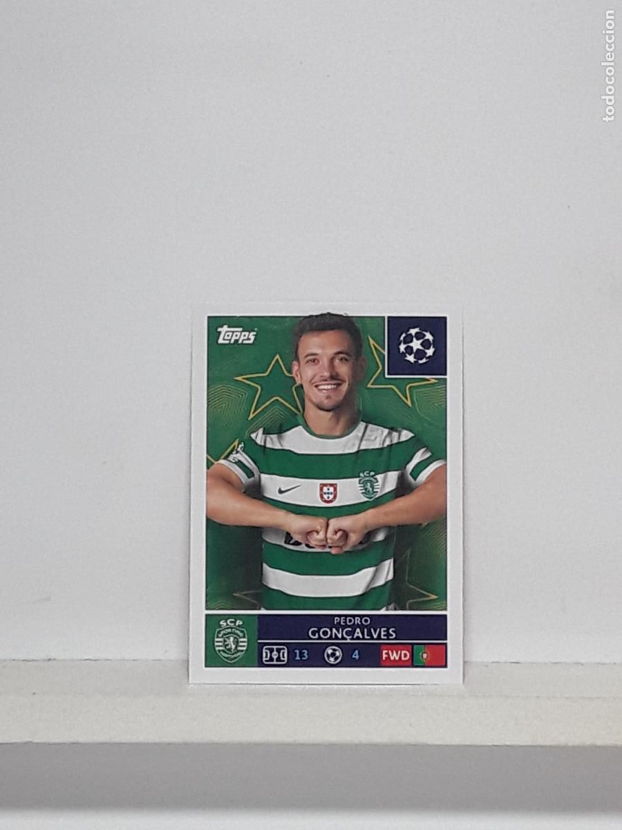 Cromos de f&uacute;tbol: CHAMPIONS STICKER 2025 2026 25 26 ALBUM TOPPS LEAGUE N 420 SPORTING PORTUGAL PEDRO GON&Ccedil;ALVES
