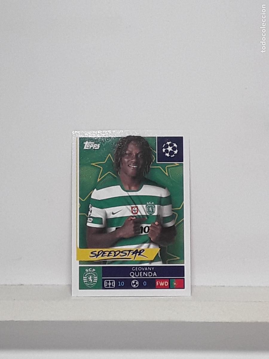 Cromos de f&uacute;tbol: CHAMPIONS STICKER 2025 2026 25 26 ALBUM TOPPS LEAGUE N 421 SPORTING PORTUGAL GEOVANY QUENDA