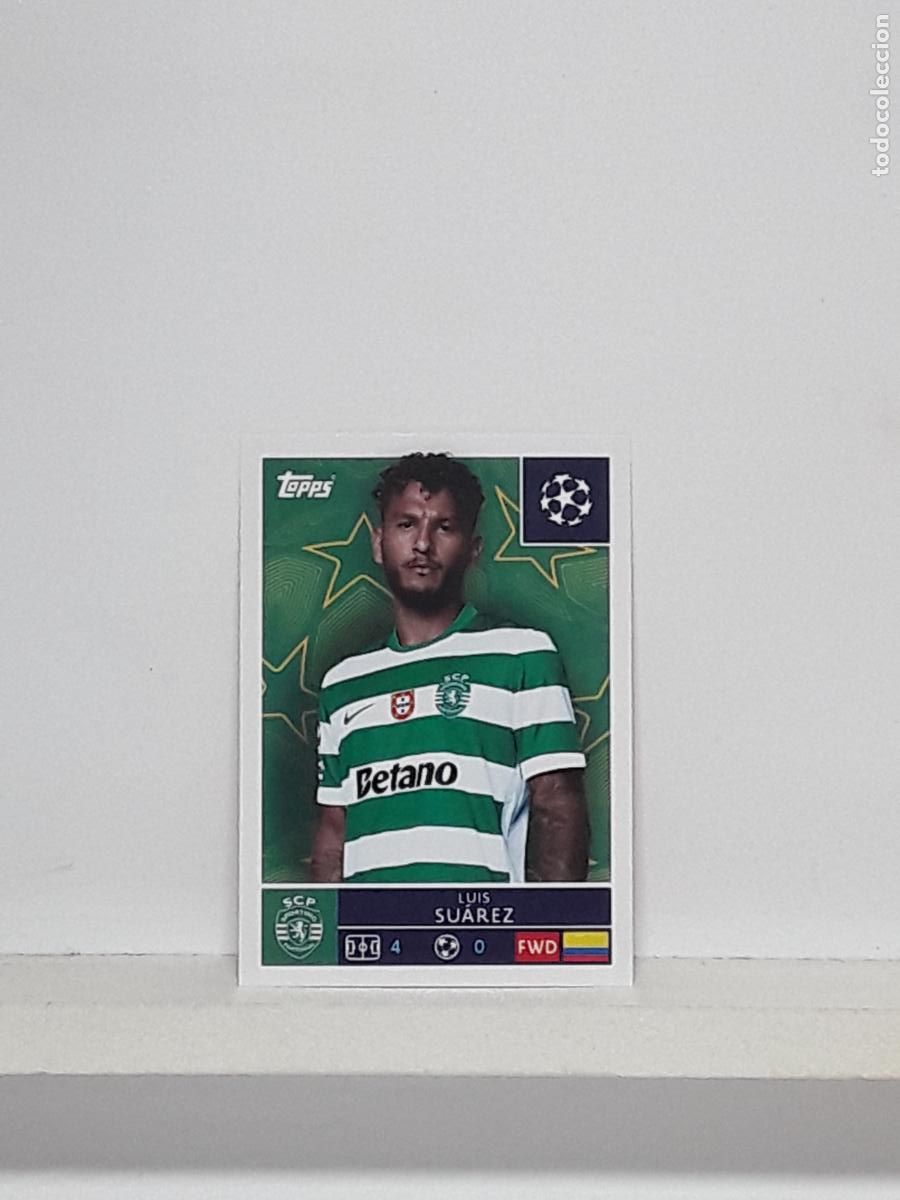 Cromos de f&uacute;tbol: CHAMPIONS STICKER 2025 2026 25 26 ALBUM TOPPS LEAGUE N 422 SPORTING PORTUGAL LUIS SUAREZ