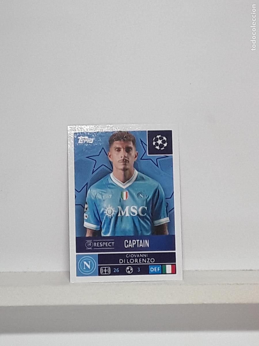 Figurine di Calcio: CHAMPIONS STICKER 2025 2026 25 26 ALBUM TOPPS LEAGUE N 424 NAPOLI GIOVANNI DI LORENZO